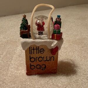 Bloomingdale’s Little Brown Bag Christmas Ornament NWT